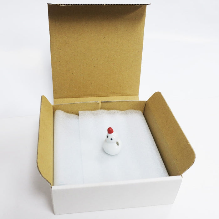 KAWAII COLLECTION: Snowman Holder w/Blue Plate
