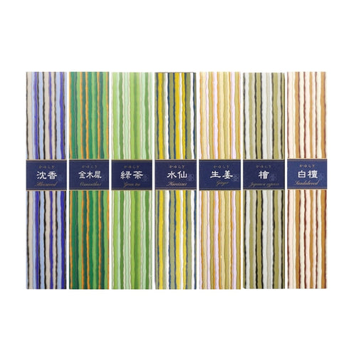 KAYURAGI - ASSORTMENT OF 7 WOODY & EARTHY FRAGRANCES