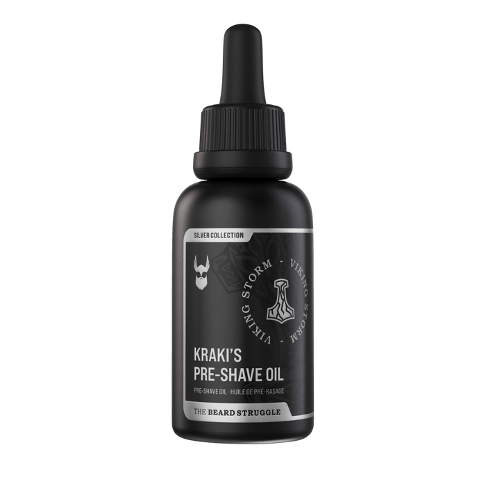 Kraki's Pre Shave Oil. The Beard Struggle
