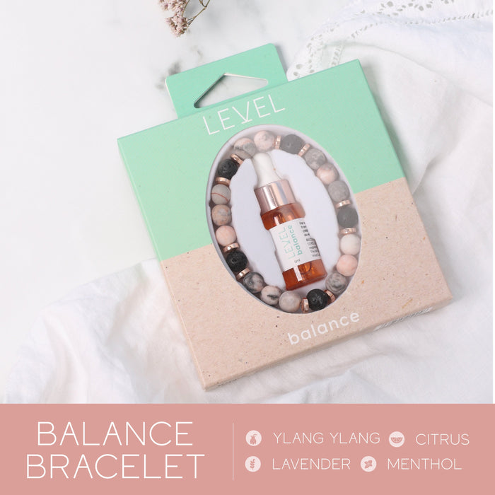 Lava Bead Aromatherapy Bracelet Set - Balance & Centre - Aromatherapy Bracelet