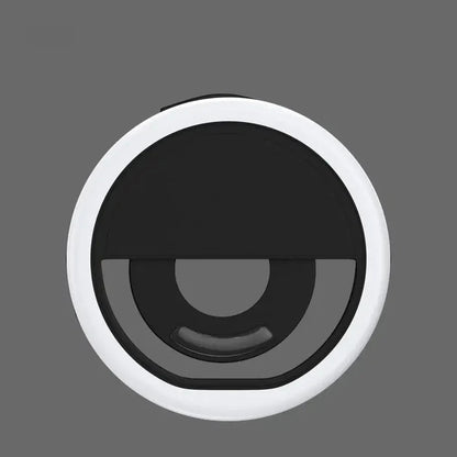 a circular light with a white ring on the top