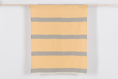 Lemon Classic Kileen Lambswool Baby Blanket - Cushendale Woollen Mills