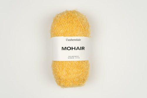 Lemon Mohair Yarn - Cushendale Woollen Mills