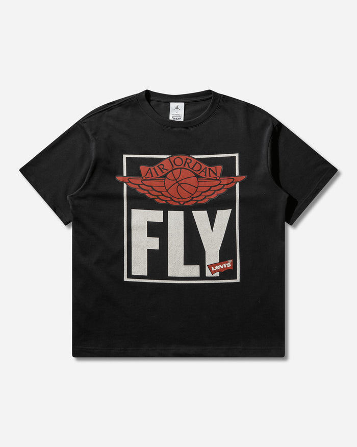 Nike Jordan M J Levis Ss Tee Black T-Shirts Shortsleeve IM6728-010
