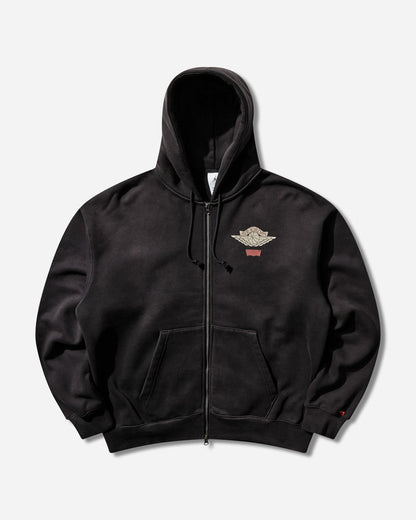Nike Jordan M J Levis Hoodie Black/Pale Ivory/Gym Red Sweatshirts Zip-Ups IM6734-010