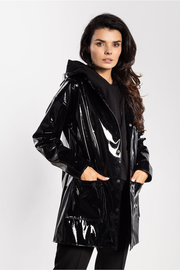 Lightweight Red Raincoat for Trendy Weather - Coats