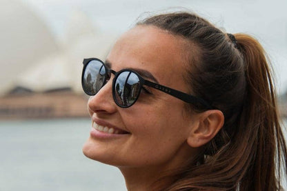 Luma Sunglasses - St Ives - Black/Silver - Sunglasses