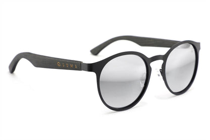 Luma Sunglasses - St Ives - Black/Silver - Sunglasses