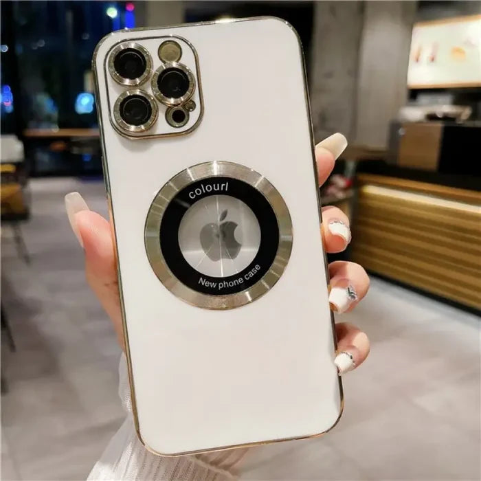 White Magnetic Case / China / For iPhone 14 Plus