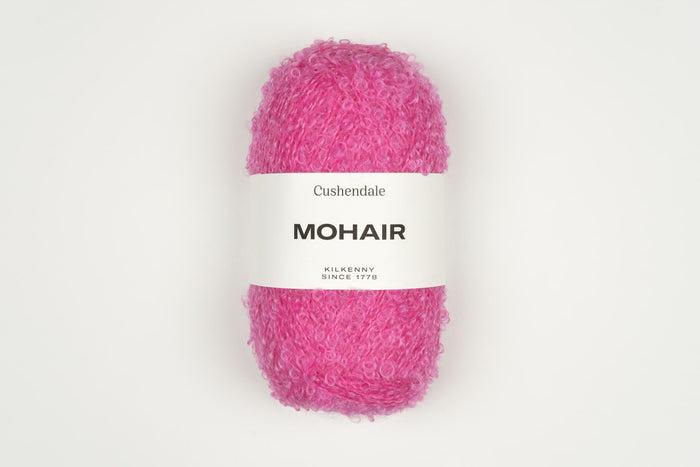 Magenta Mohair Yarn - Cushendale Woollen Mills