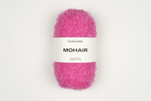 Magenta Mohair Yarn - Cushendale Woollen Mills