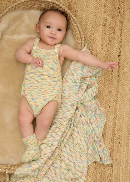 Magic - Space Dye Knitted Bubble Romper - Baby & Children's One-Pieces