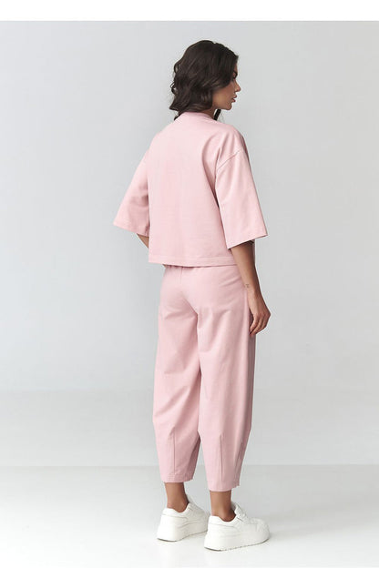 Makadamia Women's Casual Pink Tracksuit Set - Outfit Sets