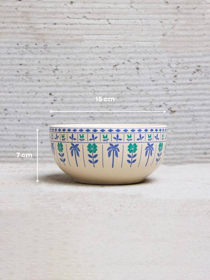 Malhar Ceramic Cereal/Soup Bowl Set of 2