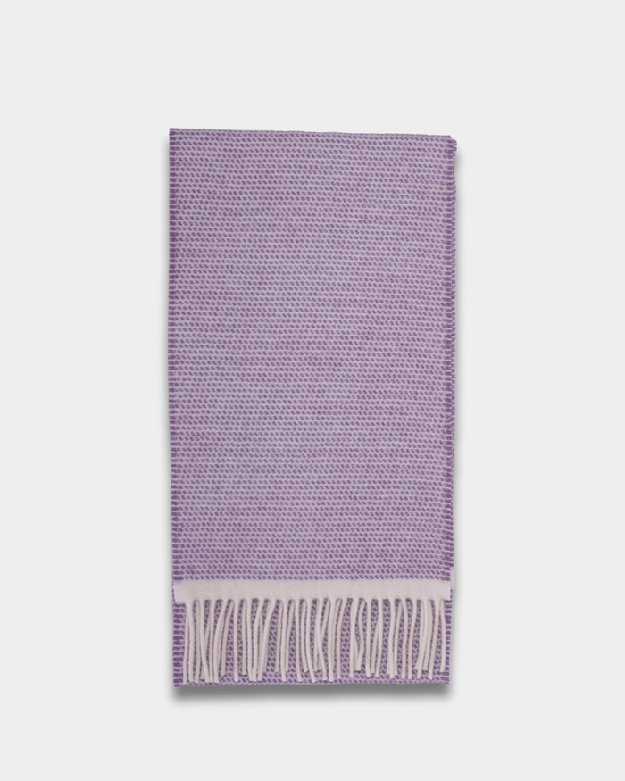 Mauve Duiske Merino Lambswool Scarf - Cushendale Woollen Mills