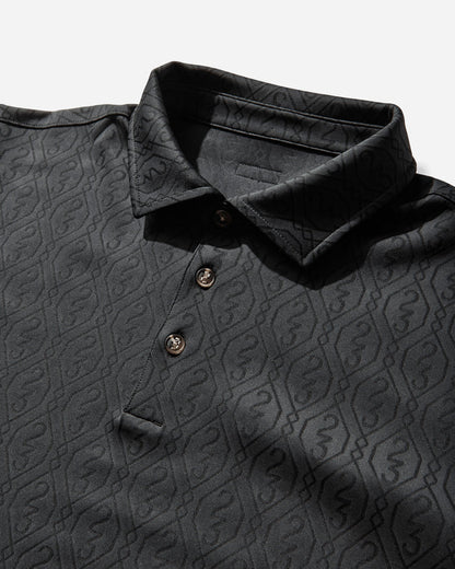 Nike Jordan Jordan Sport Men's Golf Jacquard Polo Black/Black T-Shirts Polo IF2922-010