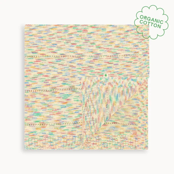 Merry - Space Dye Knitted Baby Blanket - Receiving Blankets