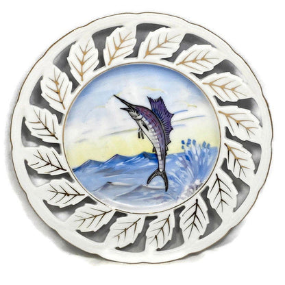 Mid Century Marlin Wall Plate at Duckwells