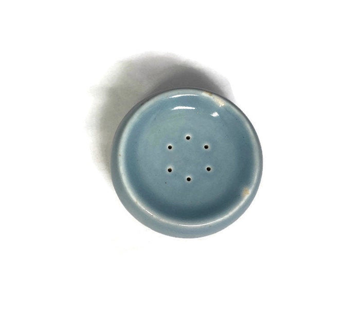 Mid Century Modern Russel Wright Shaker Blue Iroquois Casual China at Duckwells