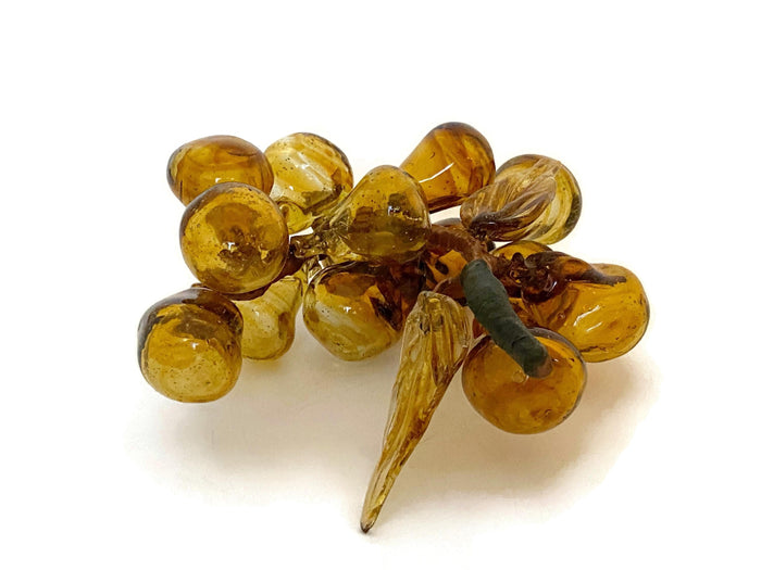 Midcentury Blown Glass Brown Grapes at Duckwells