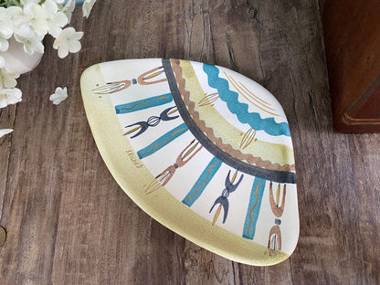Midcentury California Pottery Dish by Sascha Brastoff at Duckwells
