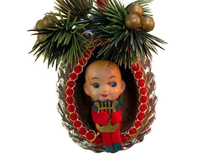 Midcentury Christmas Elf Ornament Potpourri Holder at Duckwells