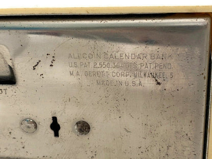 Midcentury Collier's Encyclopedia Advertising Calendar Bank at Duckwells