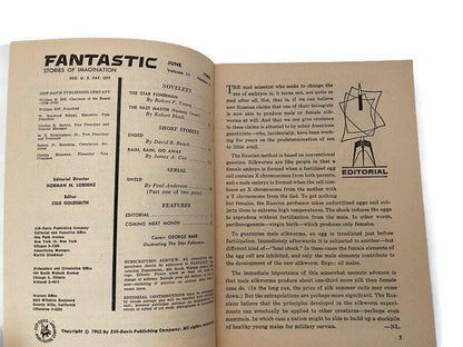 Midcentury Fantastic Stories of Imagination Magazine, June 1962 at Duckwells