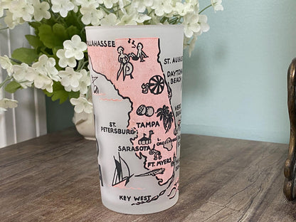 Midcentury Florida Souvenir Glass at Duckwells