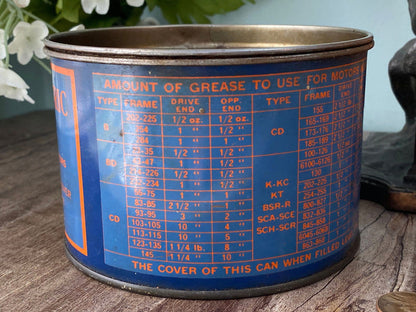 Midcentury General Electric Grease Tin Can at Duckwells