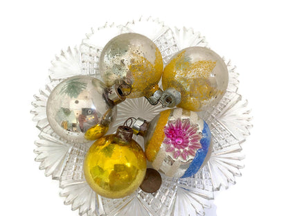 Midcentury Glass Christmas Ornaments at Duckwells