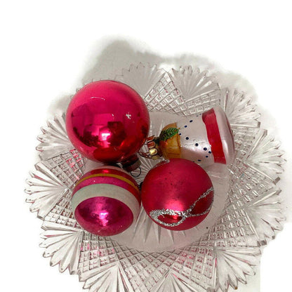 Midcentury Glass Christmas Ornaments at Duckwells