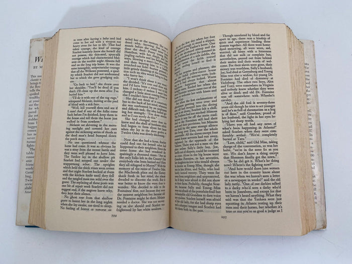 Midcentury Gone With the Wind 1954 Book Club Edition at Duckwells