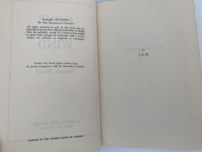 Midcentury Gone With the Wind 1954 Book Club Edition at Duckwells