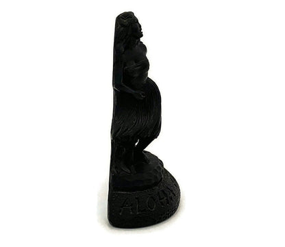 Midcentury Hawaiian Lava Figurine, Coco Joes Hula Dancer at Duckwells