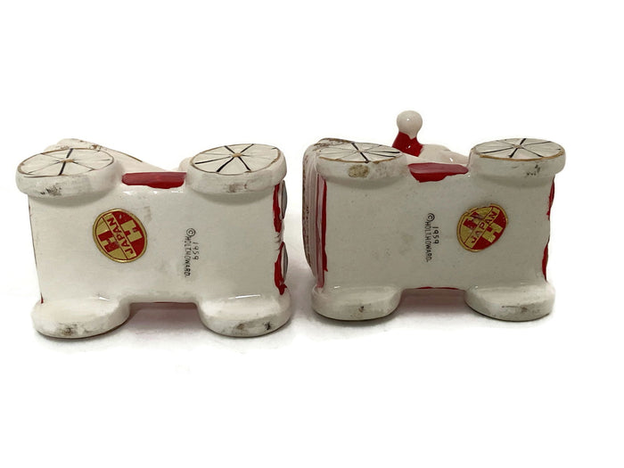 Midcentury Holt Howard Santa in Car Candle Holders at Duckwells