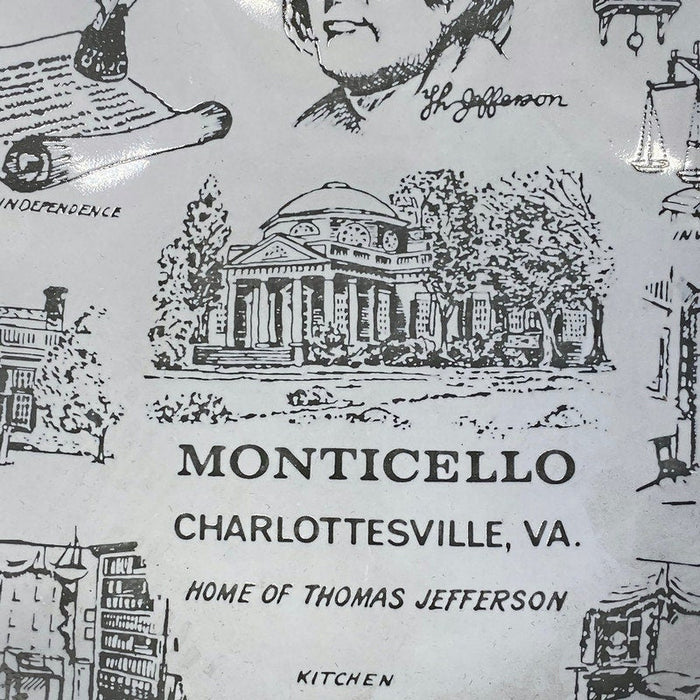 Midcentury Monticello Glass Dish - Houze Art at Duckwells