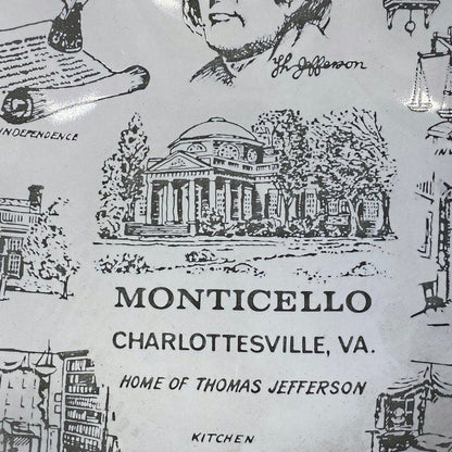 Midcentury Monticello Glass Dish - Houze Art at Duckwells