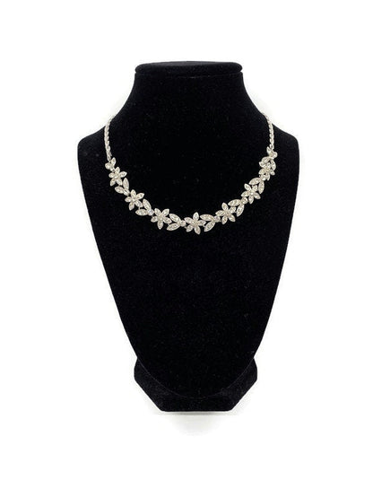 Midcentury Rhinestone Necklace signed ORA at Duckwells