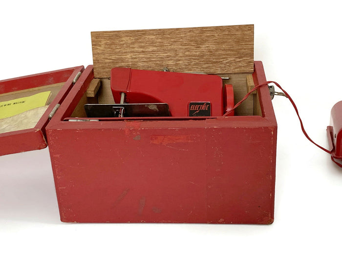 Midcentury Toy Sewing Machine Electric Little Modiste Made in Japan at Duckwells