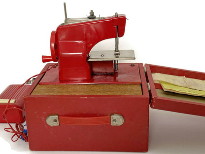 Midcentury Toy Sewing Machine Electric Little Modiste Made in Japan at Duckwells