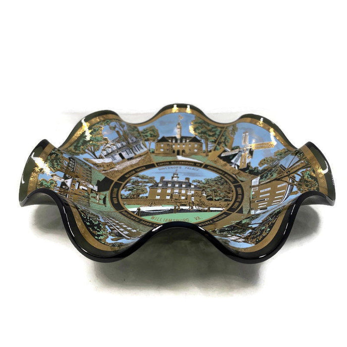Midcentury Williamsburg Virginia Souvenir Dish at Duckwells