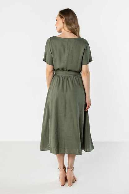 Midi Flared Bottom Dress - Stylish and Versatile - Dresses