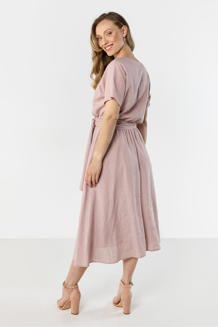 Midi Flared Bottom Dress - Stylish and Versatile - Dresses