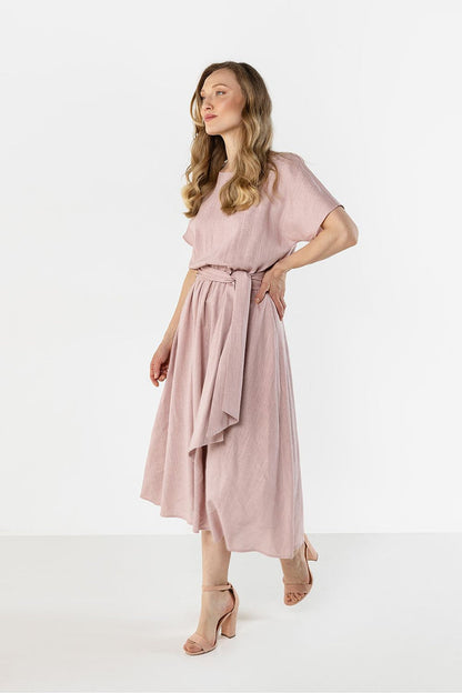 Midi Flared Bottom Dress - Stylish and Versatile - Dresses