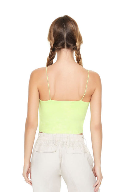 Mineral Wash Cropped Cami