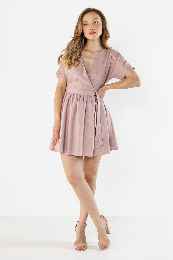 Mini Daydress in Olive Green for Summer Style - Dresses