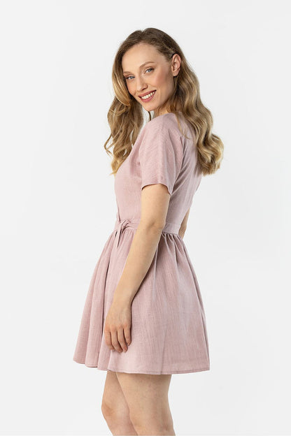 Mini Daydress in Olive Green for Summer Style - Dresses