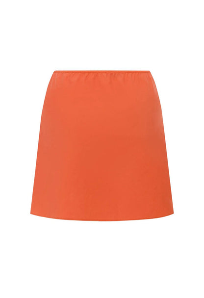 Mini Slip Skirt Arancia