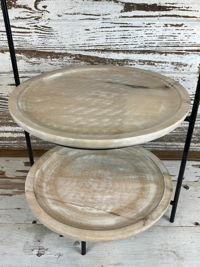 Modern Farmhouse Three Tier Wooden Riser